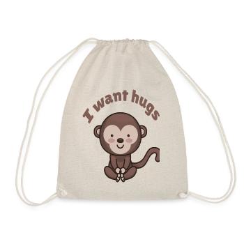 Toddler Pregnant Onesie Princess Grandchild - Drawstring Bag - nature - Front