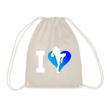 Thai Boxer Women Thai Boxing Thai Boxing Muay Thai - Drawstring Bag - nature - Front