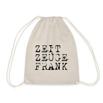 zeitzeuge 2 frank schwarz - Turnbeutel - Natur - Vorne