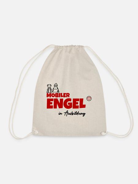 Mobiler Engel in Ausbildung - Turnbeutel - Natur