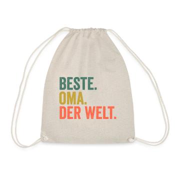 Großmutter Oma - Turnbeutel - Natur - Vorne