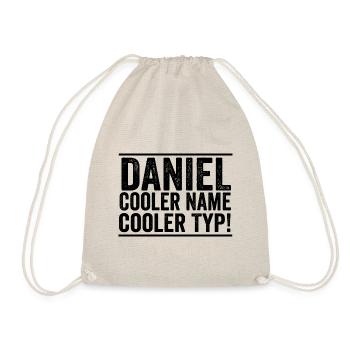 Prénom Daniel - Sac de sport léger - nature - Devant