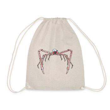 Seespinne Matrose Seemann Krebstiere Krabbe - Turnbeutel - Natur - Vorne
