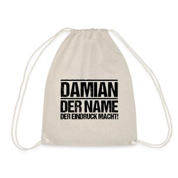 Prénom Damian - Sac de sport léger - nature - Devant