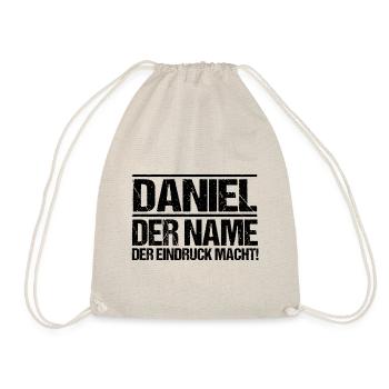 Prénom Daniel - Sac de sport léger - nature - Devant