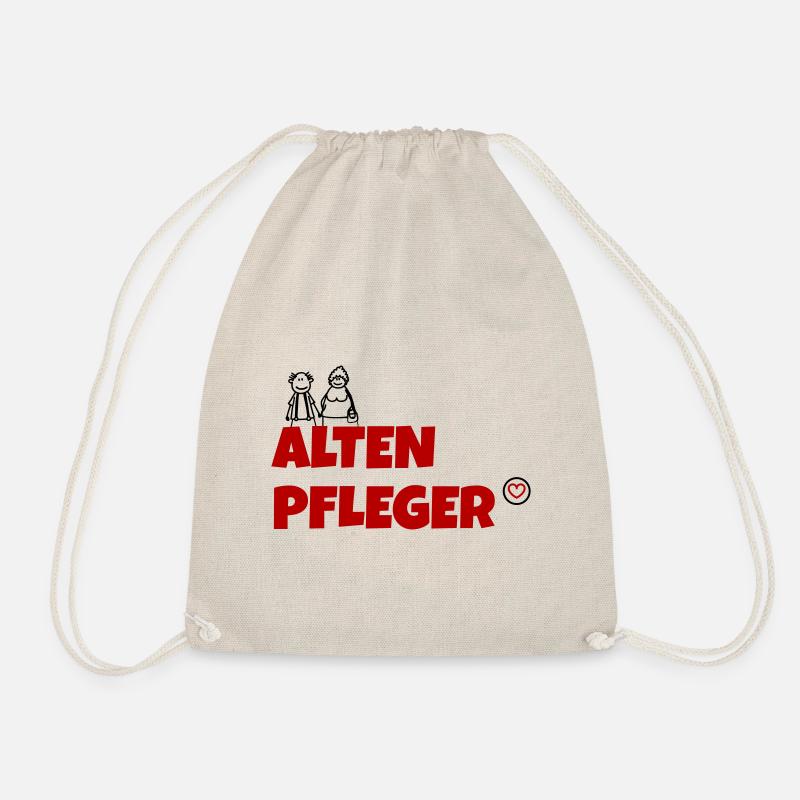 Altenpfleger - Turnbeutel - Natur