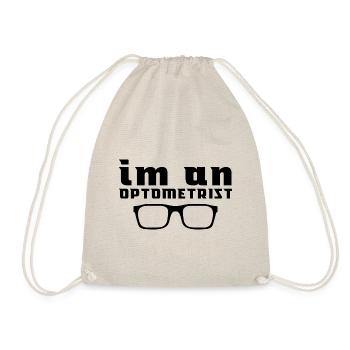 Optician Optics Optics Optics Optometry Optometrist - Drawstring Bag - nature - Front
