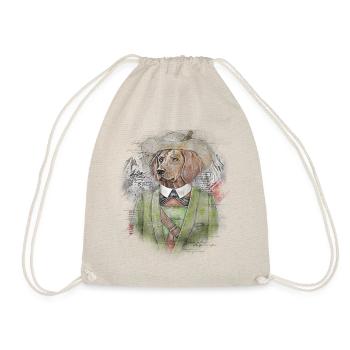 Traditional Costume Dog - Drawstring Bag - nature - Front