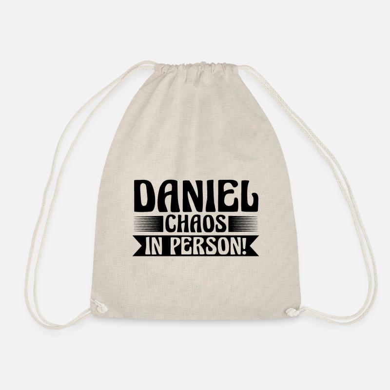Prénom Daniel - Sac de sport léger - nature