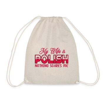 Mari polonais drôle polonais Polska Polski - Sac de sport léger - nature - Devant