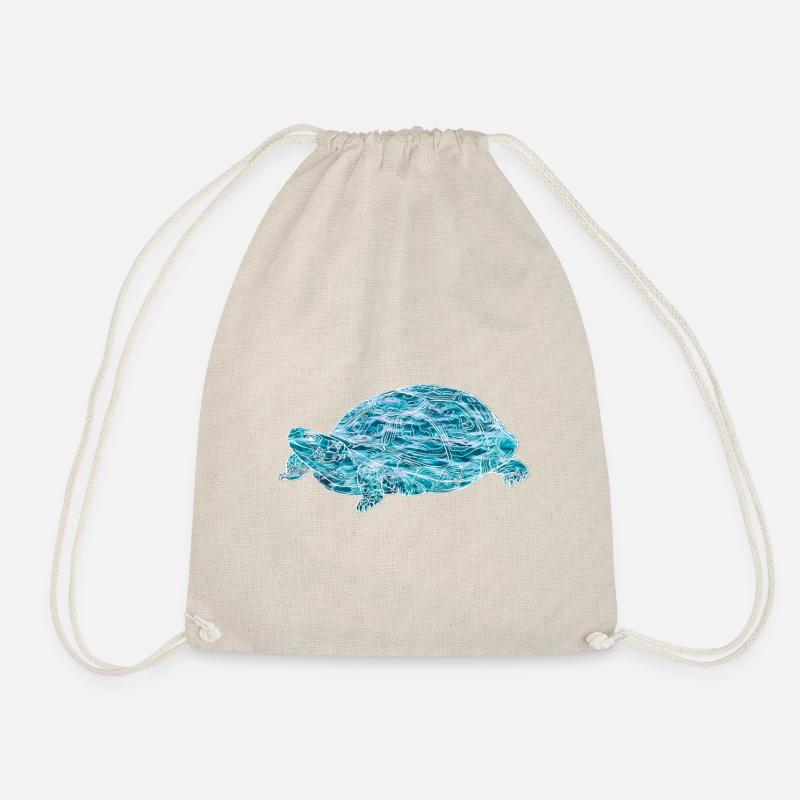turtle, toad, animals, nature - Drawstring Bag - nature