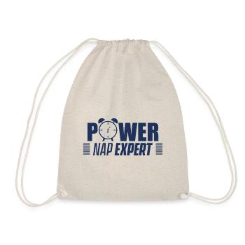 Power Nap Expert Nap Sleeping Nap - Drawstring Bag - nature - Front