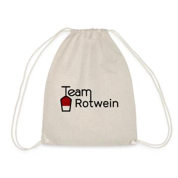 Team Rotwein - Turnbeutel - Natur - Vorne