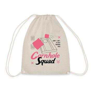 Cornhole Squad Ironic Saying Sack Tossing - Sac de sport léger - nature - Devant