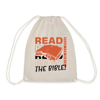 Jesus Christ Bible Study Christianity Faith - Drawstring Bag - nature - Front