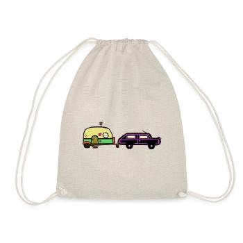 Vacances, Voyage, Camping, Caravane, Camping-car, Voiture - Sac de sport léger - nature - Devant