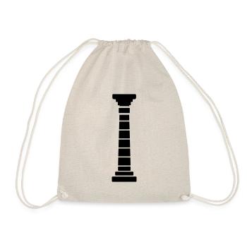 Greek Column - Drawstring Bag - nature - Front
