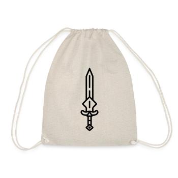 sword - Drawstring Bag - nature - Front