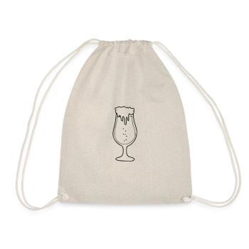 Fête de dessin de bière Célébrez le noir - Sac de sport léger - nature - Devant