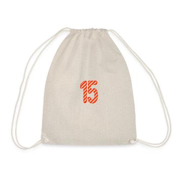 15. 15 ANS. 15e ANNIVERSAIRE. ANNIVERSAIRE 15 ANS. - Sac de sport léger - nature - Devant