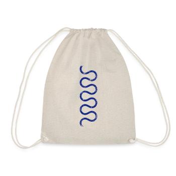 Ornament Ribbon - Drawstring Bag - nature - Front