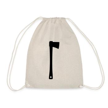 axe - Drawstring Bag - nature - Front