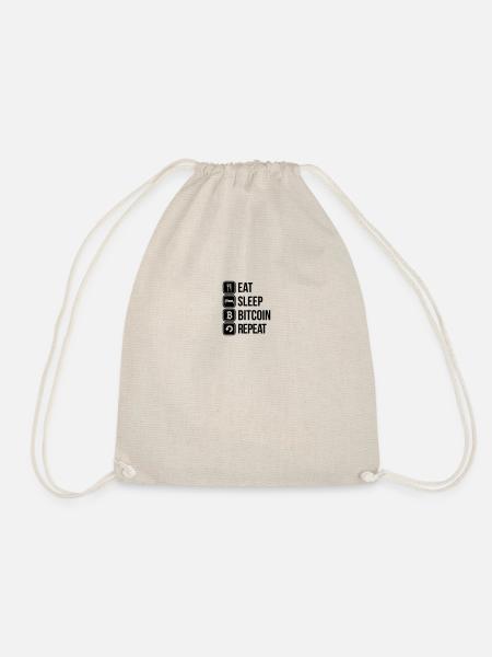 bitcoin - Drawstring Bag - nature