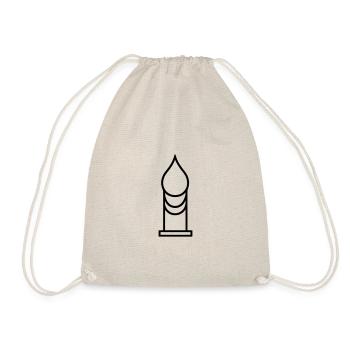 Candle - Drawstring Bag - nature - Front