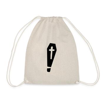 exlamation cercueil croix - Sac de sport léger - nature - Devant