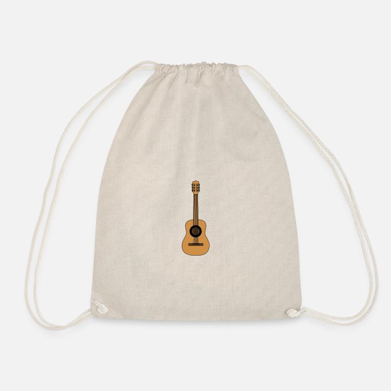 Gitarre - Turnbeutel - Natur