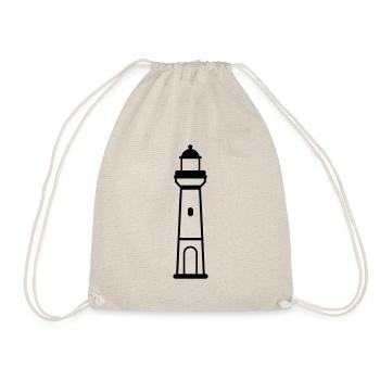 Lighthouse - Drawstring Bag - nature - Front