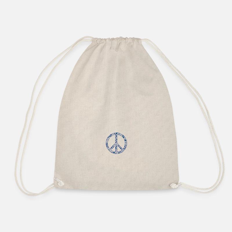 peace and love - Turnbeutel - Natur