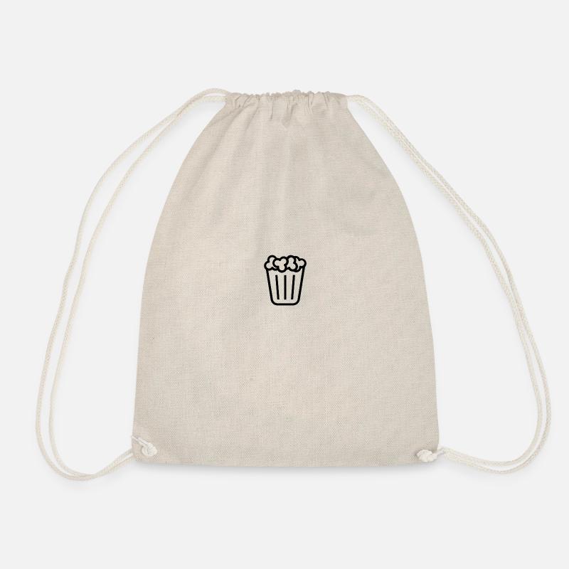 Fresh Monkey Popcorn Series. - Drawstring Bag - nature