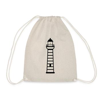 Lighthouse - Drawstring Bag - nature - Front