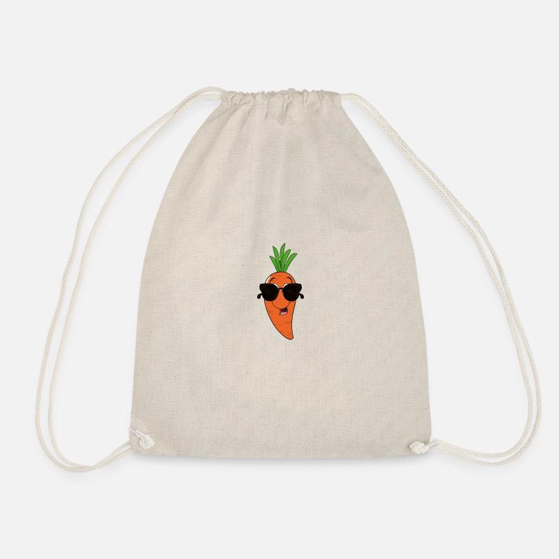 Mr Carrot - Drawstring Bag - nature