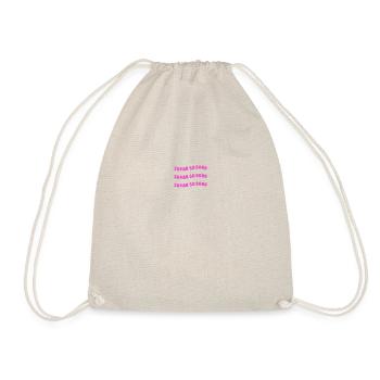 so far so good pink - Drawstring Bag - nature - Front