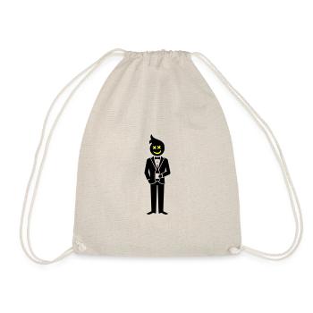 Groom Wedding Team - Drawstring Bag - nature - Front