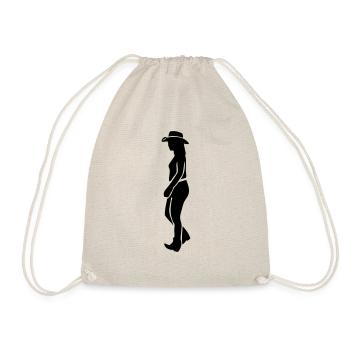 Line Dance - Country Music - Western - Turnbeutel - Natur - Vorne