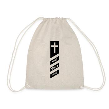 aimé béni sauvé -noir- - Sac de sport léger - nature - Devant