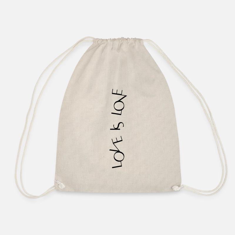 Love Is Love - Turnbeutel - Natur