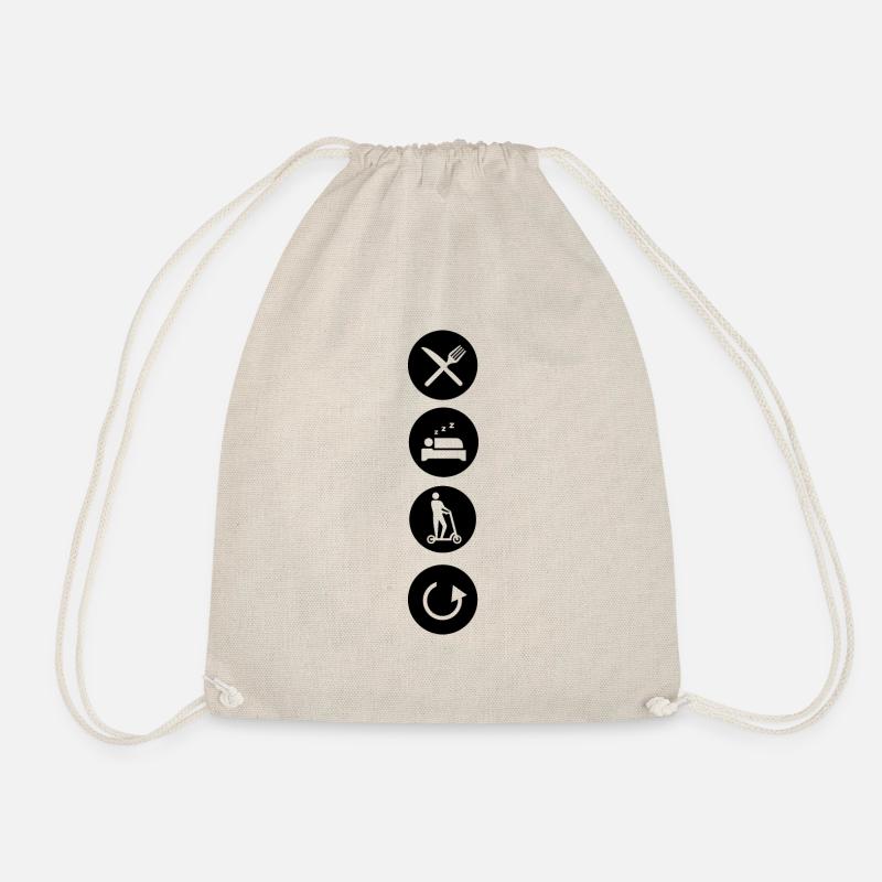E-Scooter E-Roller Scooter - Drawstring Bag - nature
