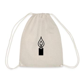 Candle - Drawstring Bag - nature - Front