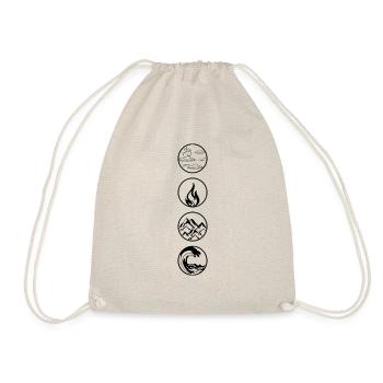 The weather is trending - Drawstring Bag - nature - Front