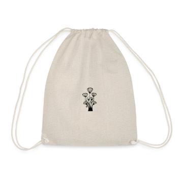 Mushroom - Drawstring Bag - nature - Front
