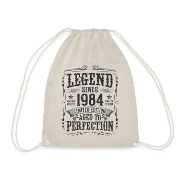 Legende 1984 Jahrgang Geburtstag Geschenk - Turnbeutel - Natur - Vorne