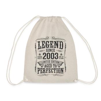 Legende 2003 Jahrgang Geburtstag Geschenk - Turnbeutel - Natur - Vorne