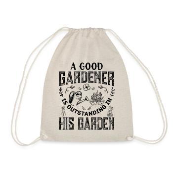 Hobby gardeners, fruit and vegetable gardeners - Drawstring Bag - nature - Front