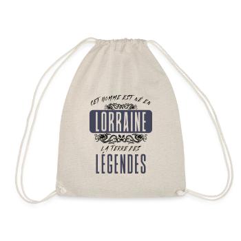 Cadeau Humour Homme Lorrain - Sac de sport léger - nature - Devant