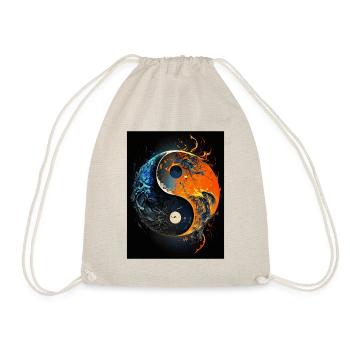 Yin- und Yang-Symbol - Turnbeutel - Natur - Vorne