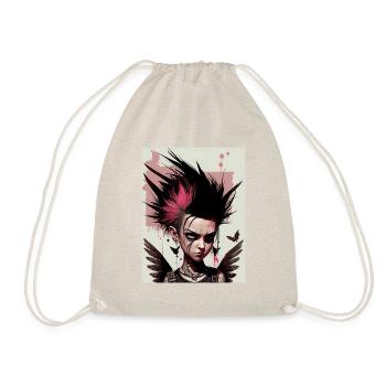 Fée punk cool - Sac de sport léger - nature - Devant